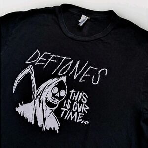 Deftones Band T Shirt Black Grim Reaper This Is Our Time Tee Medium